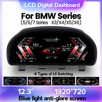 NaviFly12.3INCH LCD Digital Dashboard LINUX SYSTEM 1920*720 pour BMW 5/6/7Series X3 X4 X5 X6 Car Display Touch Screen