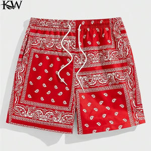 Fashion Bandana Swim <b>Shorts</b> for <b>Men</b> Quick Dry Beach Trunks Summer Holiday Wear <b>Lightweight</b> Stylish Design 2025 - Product Image 3