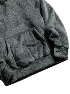 Sweat à capuche en molleton de coton de qualité supérieure pour hommes et femmes Poche kangourou spacieuse et poignets côtelés Sweat à capuche de style Streetwear - Product Image 2