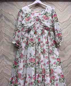 Venta al por mayor Chinon Top Pant Dupatta Set: Venta al por mayor Chinon Top Pant dupatta conjuntos disponibles en una variedad de colores y patrones - Product Image 3