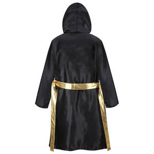 Bata de boxeo de impresión profesional personalizada superventas de 2025 con pantalones cortos de alta calidad para adultos artes marciales de peso pesado - Product Image 2