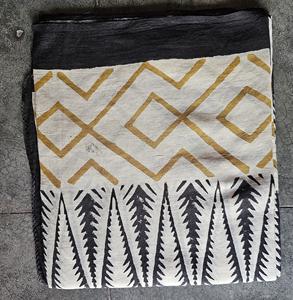 Pareo de Playa con Estampado a Mano, Ligero, Ropa de Verano India, Estampado de Algodón, Estilo Boho, Sarong Natural con Estampado a Bloque para Fiesta - Product Image 2