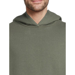 Vente en gros basique en coton mélangé personnalisé pull uni sweat à capuche surdimensionné pour hommes mode haute qualité sweats à capuche personnalisés en vrac - Product Image 5