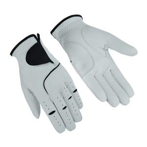 Guantes de Golf para Hombre de Cuero Genuino de Alta Calidad, Delgados, Cómodos, Impermeables, con Correa de Muñeca Ajustable para Deportes, Personalizables - Product Image 1
