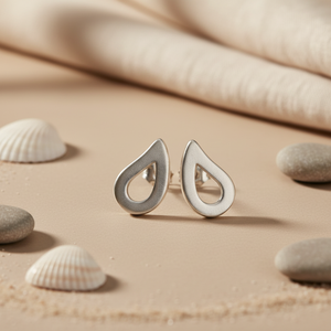 Pendientes de Gota de Agua Plateados, Joyería Clásica de Aleación para Mujer, Pendientes de Moda - Product Image 2