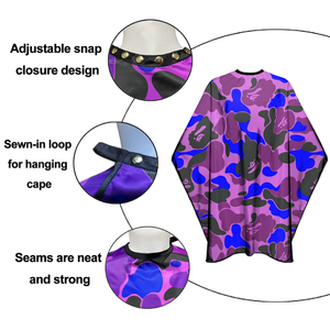 Tablier de coupe de cheveux de salon imperméable avec logo personnalisé Cape pour accessoires de beauté maquillage et barbier - Product Image 6