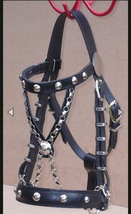 Cuero de vaca de primera calidad Ecuestre Cuero genuino Caballo Headstall Collar de pecho Listo para enviar Accesorios de caballo - Product Image 3