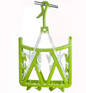 Perchas Plegables Grandes para Secado de Ropa, Calcetines, Ropa Interior de Bebé, Ropa Plegable, Secadora de Ropa, 32 Pinzas - Product Image 6