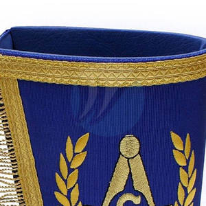 Nouveau style dernière conception manchettes maçonniques bas quantité minimale de commande broderie manchettes maçonniques Offre Spéciale manchettes maçonniques - Product Image 5