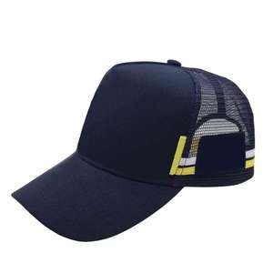 Sombrero de malla ajustable de 6 paneles | Gorra de camionero con bordado de logotipo personalizado para equipos deportivos de verano - Product Image 4