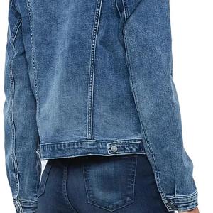 Chaqueta Vaquera para Mujer, Gruesa, de Mezclilla, Ropa de Abrigo para Invierno - Product Image 4