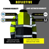 Maßgeschneiderte Logo-Arbeitskleidung Uniform Baumwolle Softshell Windbreaker Wasserdichte Winter-Herren-Arbeitsjacke Regenjacke Stufe D Schutzklasse