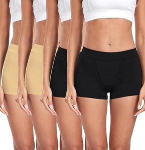 Braguitas de punto Yun Meng Ni de talle medio, estilo hipster, de spandex/algodón, tallas 2XL, 3XL, 4XL, con estampado de puntos florales, transpirables y sexys para mujer. - Product Image 2