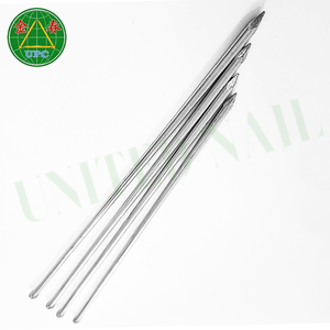 Clavos de acero de larga duración resistentes a la corrosión de alta calidad, vástago liso, CABEZA REDONDA/a cuadros para carpintería, precios competitivos - Product Image 2