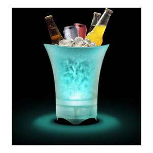 Ice Music Bucket Wireless <b>Speaker</b> 5W Rechargeable White BTSPKCHAMPAGNE23W for Beverages - Product Image 2