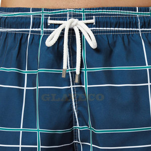 Shorts de bain pour hommes de style nouveau, design personnalisé, 100% coton, couleur unie, service OEM, séchage rapide, fabriqué au Pakistan - Product Image 5