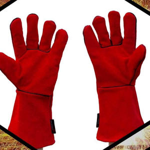 Guantes de Alta Calidad Resistentes al Fuego, Tela de Algodón Ignífuga, Color Personalizado, Mangas Largas para la Lucha contra Incendios - Product Image 3