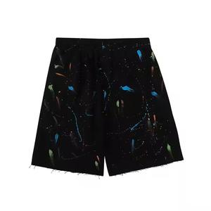 กางเกงขาสั้นลำลองผ้าสแปนเด็กซ์/ ผ้าฝ้ายแห้งเร็วระบายอากาศได้ดีมีเชือกผูกสำหรับผู้ชายขนาดใหญ่และเป็นมิตรต่อสิ่งแวดล้อม - Product Image 4