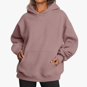 High Quality Easy to Match Wholesale Oversized Women's Color Pullovers Women Printed <b>Hoodies</b> Sweatshirts No <b>String</b> - Product Image 6