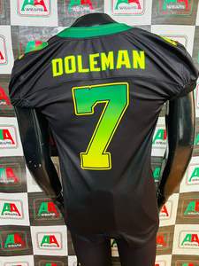 Camiseta de fútbol americano de talla grande bordada transpirable pantalones de sublimación estirables mangas cortas fotos reales-última moda - Product Image 2