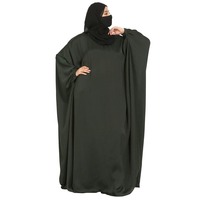 Robe Abaya Papillon Longue Style Turc de Haute Qualité pour l'Aïd, Respirante, Légère et Antistatique, Extensible dans les Quatre Sens pour Femmes Musulmanes