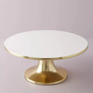 ผู้ผลิตที่เชื่อถือได้ จานเค้กหินอ่อน สำหรับงานเลี้ยงสังสรรค์ที่บ้าน ทำให้การนำเสนอเค้กน่าดึงดูดและน่าจดจำยิ่งขึ้น - Product Image 1