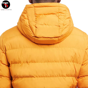 Chaqueta acolchada para hombre personalizada de alta calidad Chaqueta de plumón para exteriores MOQ bajo con el último diseño Teñido liso a precio mayorista - Product Image 6