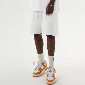 Baggy personnalisé pour hommes 100% coton Short vieilli lourd motif solide Style décontracté avec logo en silicone Designer Teint en couleur unie - Product Image 2