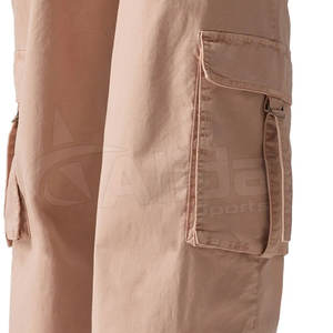 Pantalon cargo de grande taille style unique coupe-vent pour femmes pantalon cargo en coton pour femmes - Product Image 6