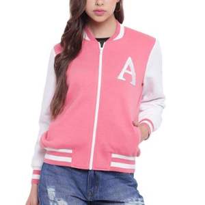 OEM Patchwork parche bordado Logo Sport Varsity Jacket College Bomber Flight Varsity Jacket para invierno hombres y mujeres - Product Image 6