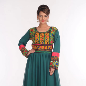 Purple Georgette Kaftans with Embroidered Islamic Designs ODM <b>Supply</b> Breathable Feature - Product Image 1