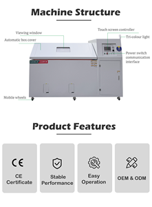 CZ-1000D Labor Salz sprüh feuchtigkeit Trocken prüf kammer W/Timing-Funktion Korrosions schutz prüfung 960L - Product Image 3
