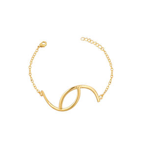 Pulsera Ajustable Abierta de Latón Simple, Diseño Hecho a Mano, Chapada en Oro Amarillo, Regalos de Joyería, Fabricante Mayorista Personalizado - Product Image 1