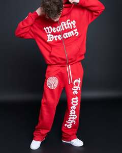 ชุดวอร์มสำหรับผู้ชายเสื้อครอปซิปมีฮู้ด & ชุดวิ่งแบบเรียงซ้อนกัน - Product Image 4