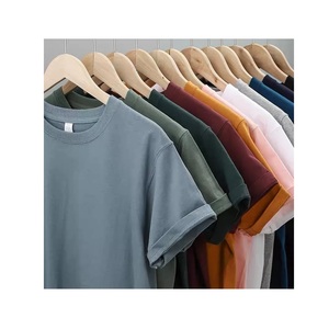 Prix de gros T-shirt pour homme 100% coton T-shirt uni et blanc d'été T-shirts pour homme grande taille avec impression de logo personnalisé de haute qualité - Product Image 2