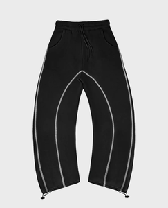 Bloc de couleur Logo personnalisé veste zippée coupe-vent Joggers costumes ensemble Nylon veste imperméable pantalon de survêtement hommes coupe-vent survêtement - Product Image 3