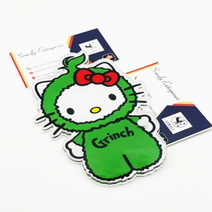 Herramientas Profesionales para Extensión de Pestañas de Acrílico con Diseño Navideño de Grinch, de Primera Calidad, Modernas, con Logotipo Personalizado, Sostenibles - Product Image 5