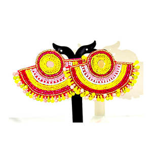 Boucles d'oreilles perle pour filles pour fête mariage Diwali Boucles d'oreilles perles de rocaille spéciales Acheter maintenant au prix le plus bas - Product Image 1