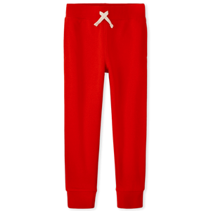 Pantalones de correr de forro polar para niños rojos para aventuras al aire libre - Product Image 3