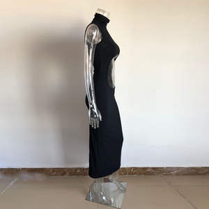 Elegante Vestido Maxi de Verano sin Mangas para Mujer, con Encaje Tejido, sin Tirantes, con Decoraciones Huecas, Estilo Bodycon Natural para Fiesta, Tallas XS-XL - Product Image 2