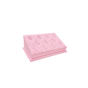 Support de présentation de bijoux incliné avec fentes - 5 couleurs - Product Image 2