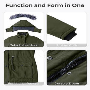Wholesale Custom Logo Polyester Made Women Puffer Jacket <b>Waterproof</b> Women Parkas Puffer Jacket - Product Image 5