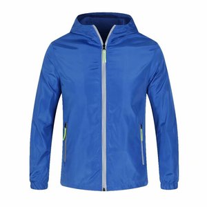 Wholesale Unisex Custom Logo Oversized Hooded Windbreaker Reflective <b>Jacket</b> <b>Waterproof</b> <b>Lightweight</b> <b>Breathable</b> Outdoor Sportswear - Product Image 4