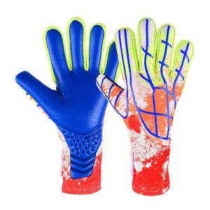1 paire de gants de gardien de but en gros, latex premium, adhérence optimale, bracelet réglable, tailles adultes et jeunes disponibles - Product Image 1
