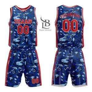 Tenues de basket-ball pour hommes en tissu respirant et confortable, taille personnalisée, fabricant professionnel de tenues de basket-ball - Product Image 1