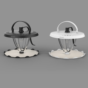 Piège à insectes électronique portable avec technologie d'attraction UV et plaque collante pour les puces, les acariens, les mouches, les moustiques - Product Image 5