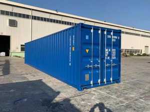 Conteneur maritime sec bleu de 20 pieds, conteneur de fret d'occasion, conteneur de fret pour le commerce extérieur, personnalisé - Product Image 5