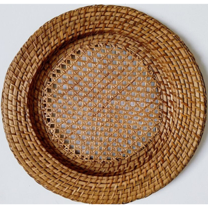 Competitive Price High Durability Eco Friendly Water Hyacinth Classic Placemat Charge Plate Kitchen Table Decoration Hotel - Product Image 1
