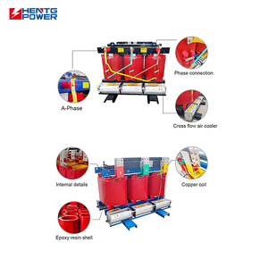 Hentg Điện <span class=keywords><strong>1600kva</strong></span> Ba Giai Đoạn Nhựa Epoxy Khô Loại Máy Biến áp 2000kva 2500kva 50/60Hz Cooper/Lõi Nhôm - Product Image 3