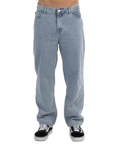 กางเกงยีนส์ทรงตรงสีดำขายส่งสำหรับผู้ชาย กางเกงยีนส์ทรงหลวมสไตล์ฮิปฮอปสำหรับผู้ชาย - Product Image 1